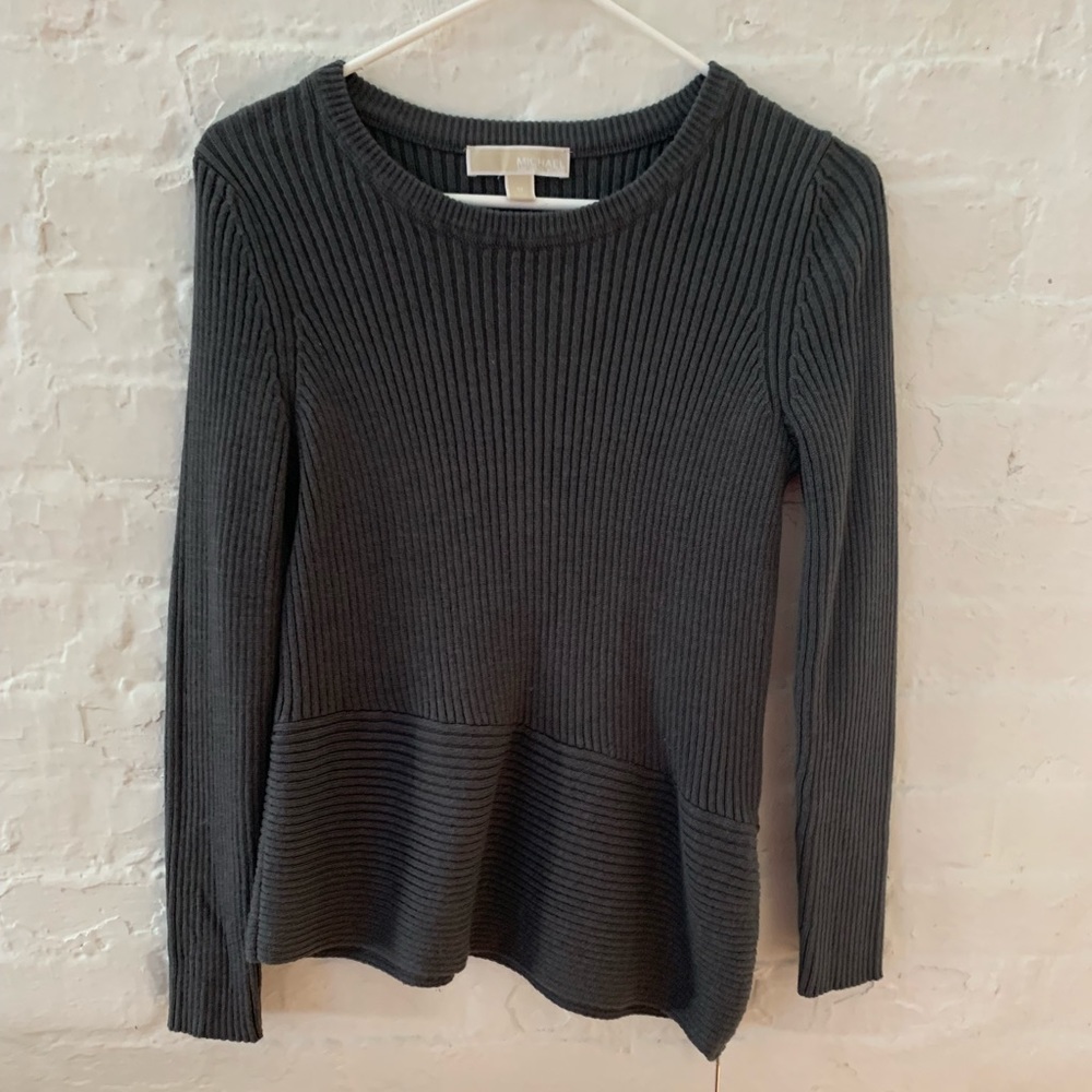 Michael Kors Gray Knit Sweater